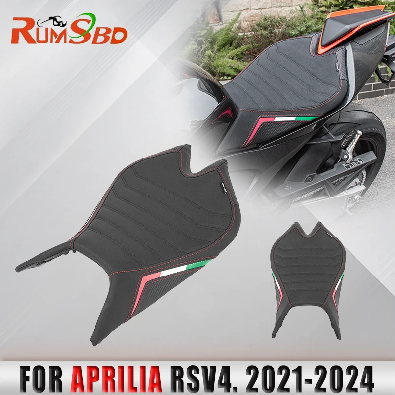 Vorderer Fahrersitzbezug Soziuskissen Fahrersitzpolster für Aprilia RSV4 2021 2022 2023 2024
