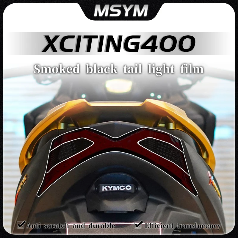 For KYMCO XCTING 400 Xciting 400 Headlight protective film taillight film transparent film modified accessories