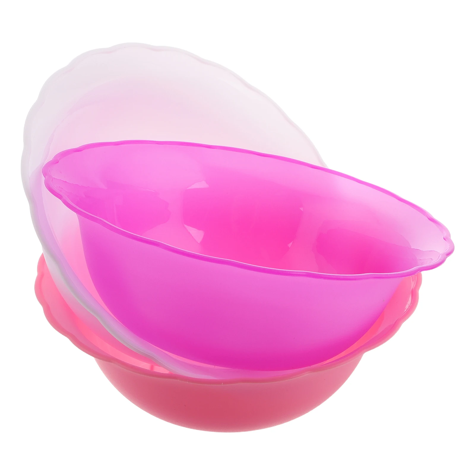 

3pcs FaceWashBasinHairWashingBowlSmallCleansingSpaPlasticRoundPortableLaundryCleanFootCareToolsBeautySalonUse
