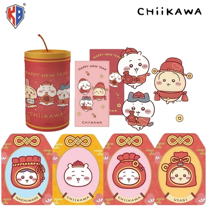 

Подарочный набор KABAO Genuine New Chiikawa 2026: Лимитированная серия к Весеннему фестивалю, коллекционные аниме-карточки, игрушки, праздничный подарок