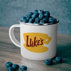 Luke's Diner Gilmore Enamel Mug  12oz home Tea Cup friends birthday Gift milk mug