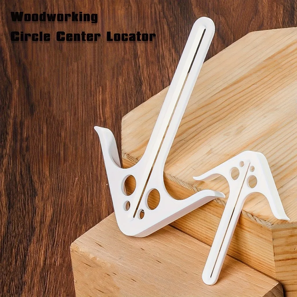 2pcs Precision Circle Center Finder, Woodworking Center Locator, Marking Scriber for Wood