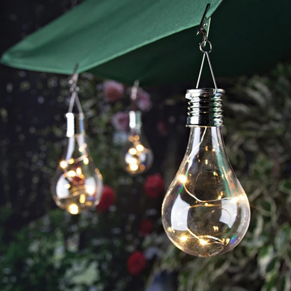 

Portable Waterproof Outdoor Solar Light Hanging Light Bulb Lights for Patio Garden 8000 Waterproof Solar Bulb Hours