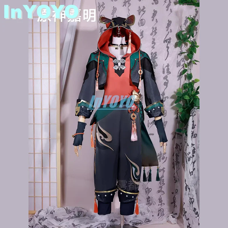 InYOYO Gaming Cosplay Genshin Impact Costume Game Suit Fashion Cool Uniform Men Halloween Carnival Party Outfit XS-3XL NEW