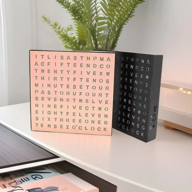 Fashion Design English Display Office Learning Reading Timer LED Letter Reading Time TableGoods in stock