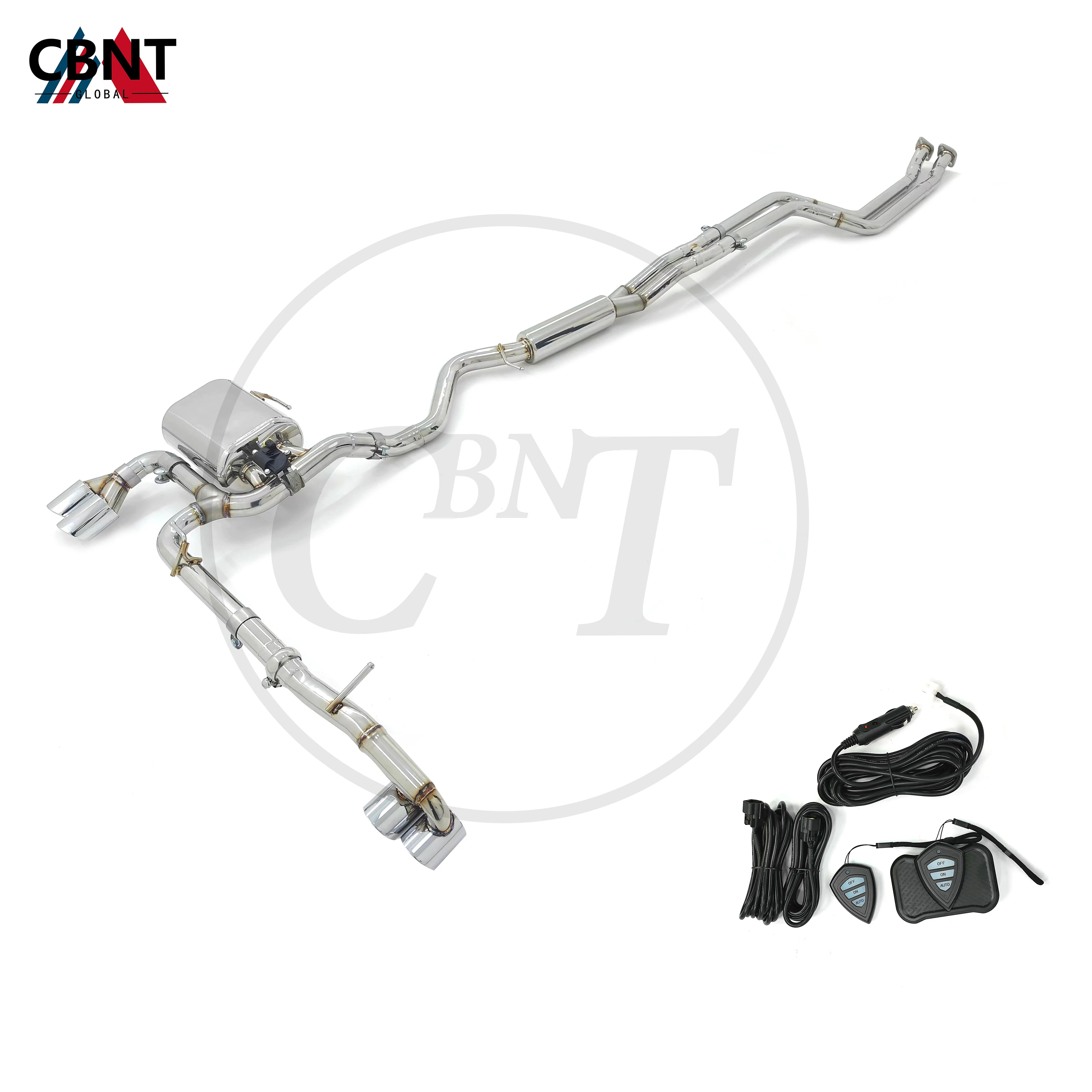 

CBNT Valved Exhaust-pipe Catback for BMW E90 325i 330i N52 2.5L High Performance SS304 Exhaust Systems with Valve Muffler