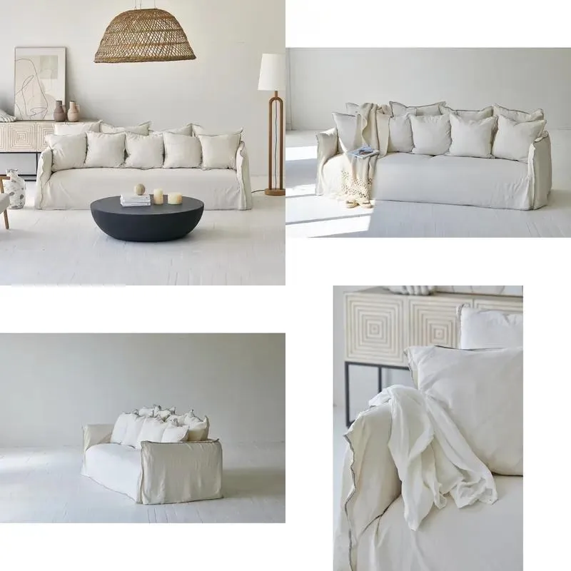 Simple Furniture Nordic Furniture Furniture  Set Combination Sofa Bed Cloud Living Room