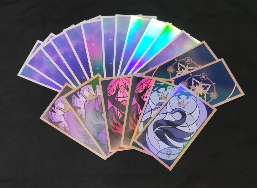 بطاقة التاروت الأسود أومي تأثيري ، الدعائم هونكاي ستار السكك الحديدية ، والاكسسوارات سلاح نموذج الاشياء ، علم التنجيم عيد الميلاد هالوين ، في المخزون #4