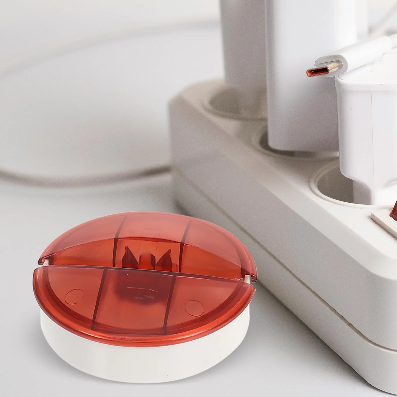 

4pcs Cable Winder Organizer for Cords Charging Cord Management Retractable Desk Tidy Durable Plastic