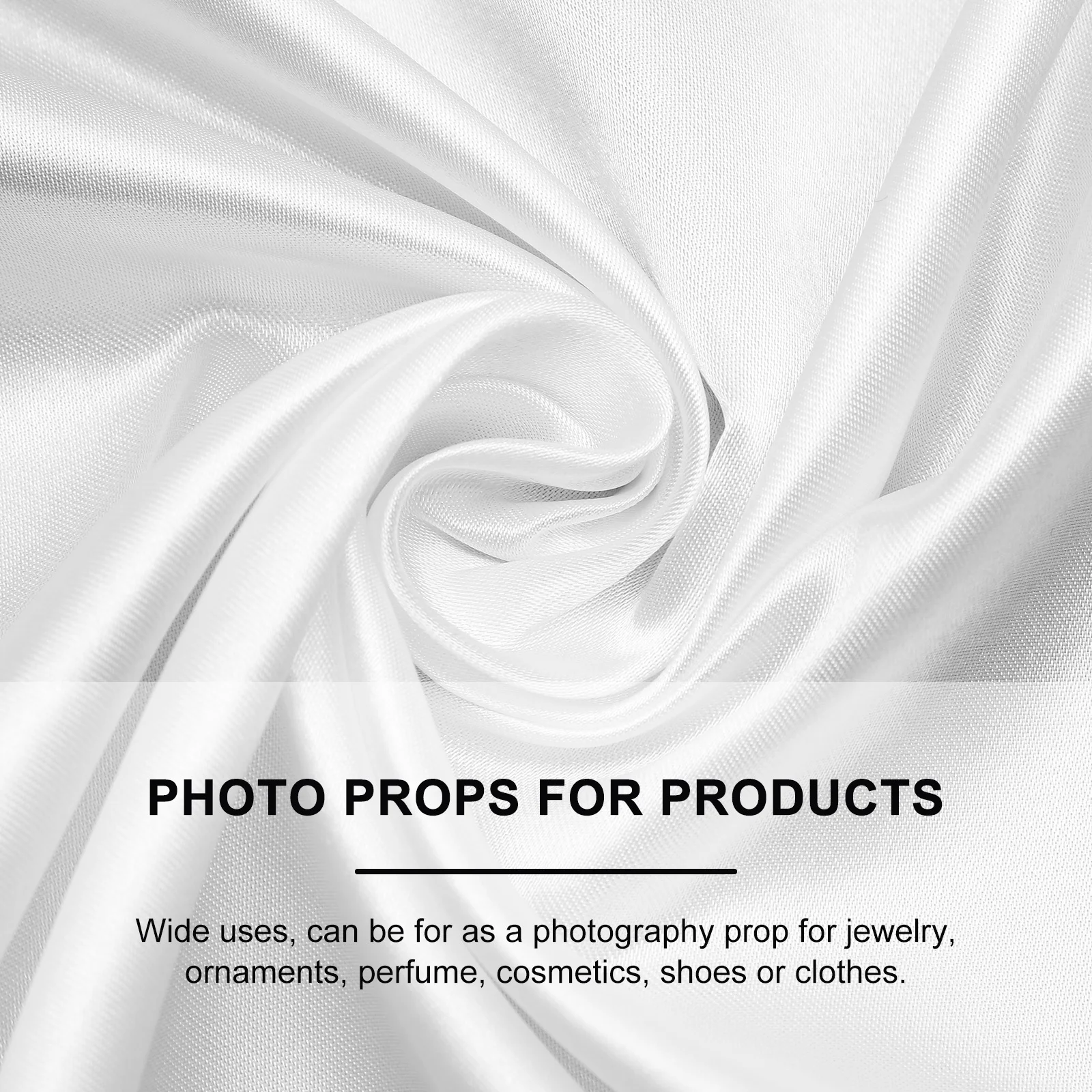 

Silk Backdrop Background Cloth for Jewelry Photography Smooth Texture Multi Purpose Photo Props Decorations 120x150cm