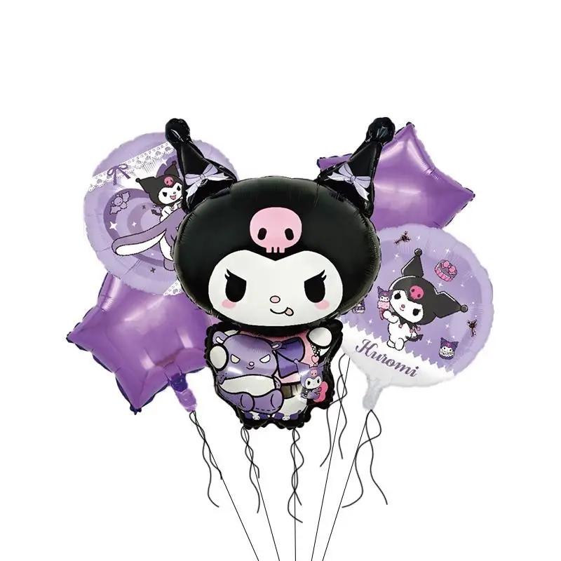 

Надувной мяч с тематикой аниме Sanrio Kurome, из ПВХ, для декора на день рождения в стиле мультфильмов, новая модель 2026 года, милый и очаровательный