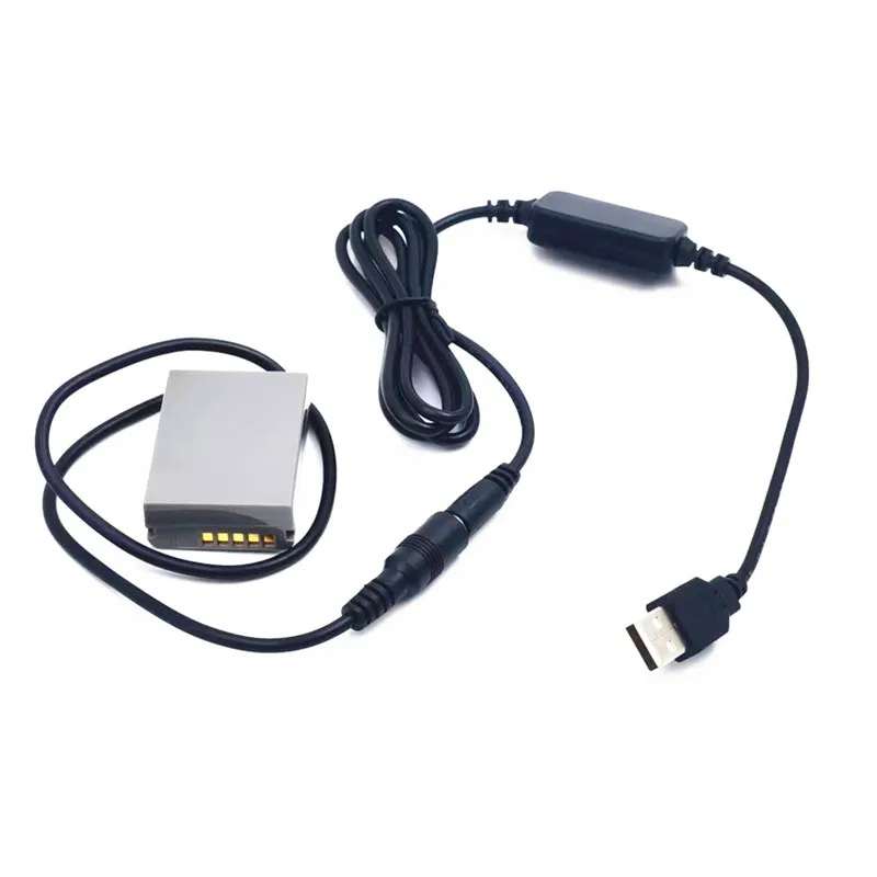 PS-BLN1 BLN-1 BLN1 الدمية البطارية تيار مستمر مقرنة + 5 فولت USB قوة البنك كابل ل أوليمبوس كاميرا رقمية OM-D E-M5 II 2 E-M1 القلم E-P5