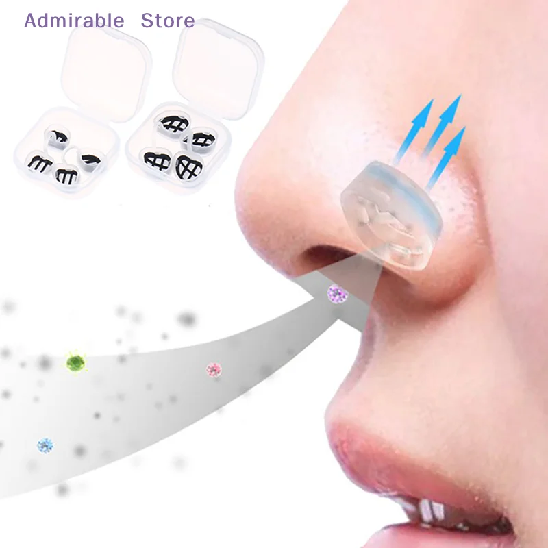w2Pair Nose Invisible Nasal Filters Anti Air Pollution Pollen Allergy Dust Filter