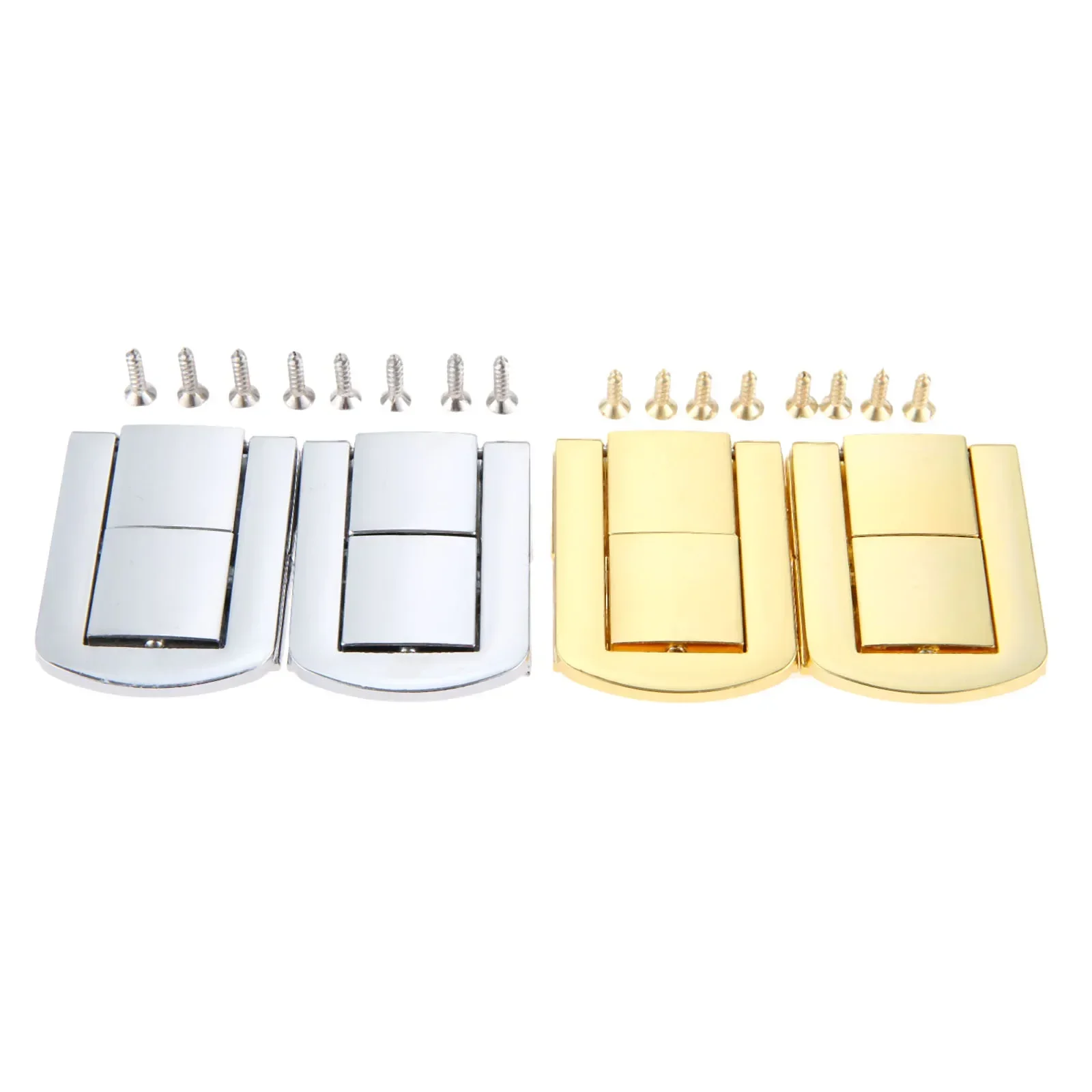 

DRELD 1Pc 43x32m Antique Square Buckle Zinc Alloy Lock Wooden Wine Gift Box Lock Buckle Box Latch Clasps with Screws Silver/Gold