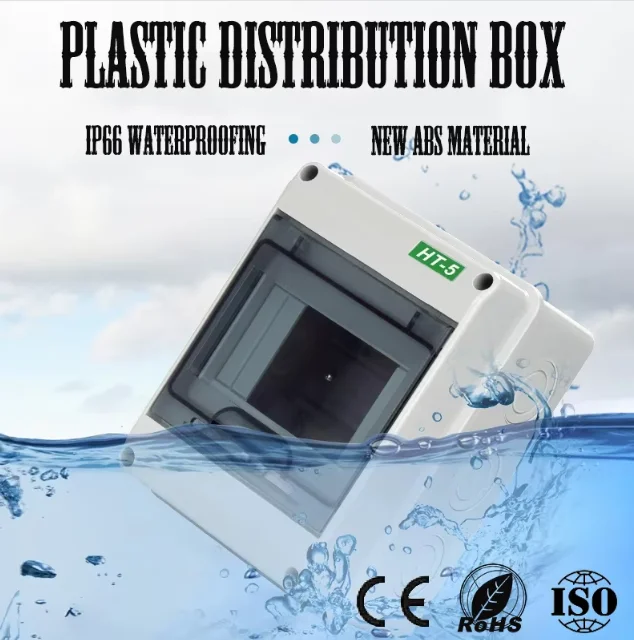Wholesale HT Series Junction Box 2/3/5/8/12/15/18/24WAY PC Plastic Outdoor Electrical IP65 Waterproof Distribution Box