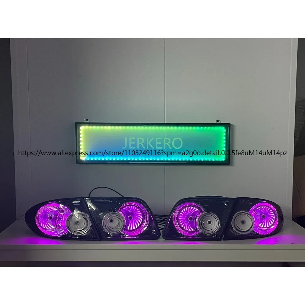 Custom colorful Taillight Assembly for Mazda 6 modified RGB style Dynamic Sequential Tail Light Brake Lamp with Turn Signal