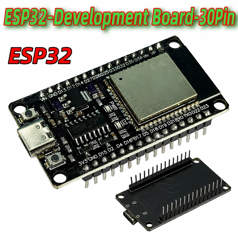 1/3/4/5 Pcs ESP32 Development Board Ultra-Low Power Consumption Dual Core WiFi+Bluetooth-compatible Wireless Module TYPE-C 30Pin