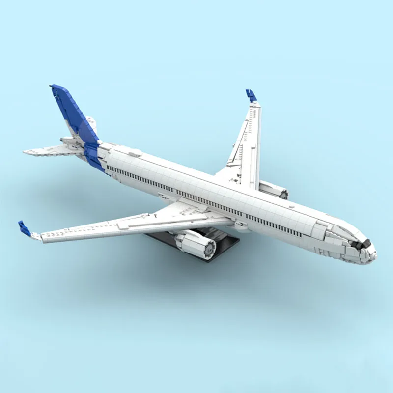 Blocs de construction MOC personnalisés à monter soi-même, grand ensemble de modèles d'avion, jouet d'assemblage créatif, un cadeau stimulant