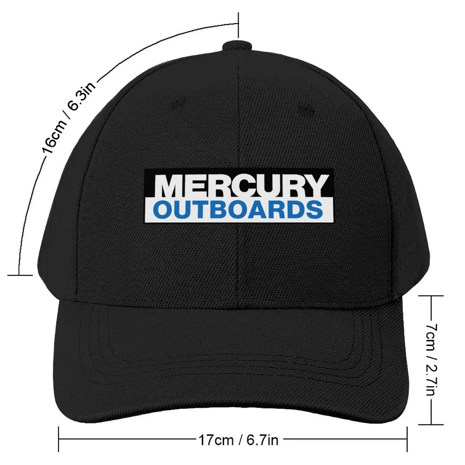 Copy of 80'S Classic Kiekhaefer Mercury Marine Outboards Logo Baseball Cap Ball Cap Horse Hat Women Caps Men's