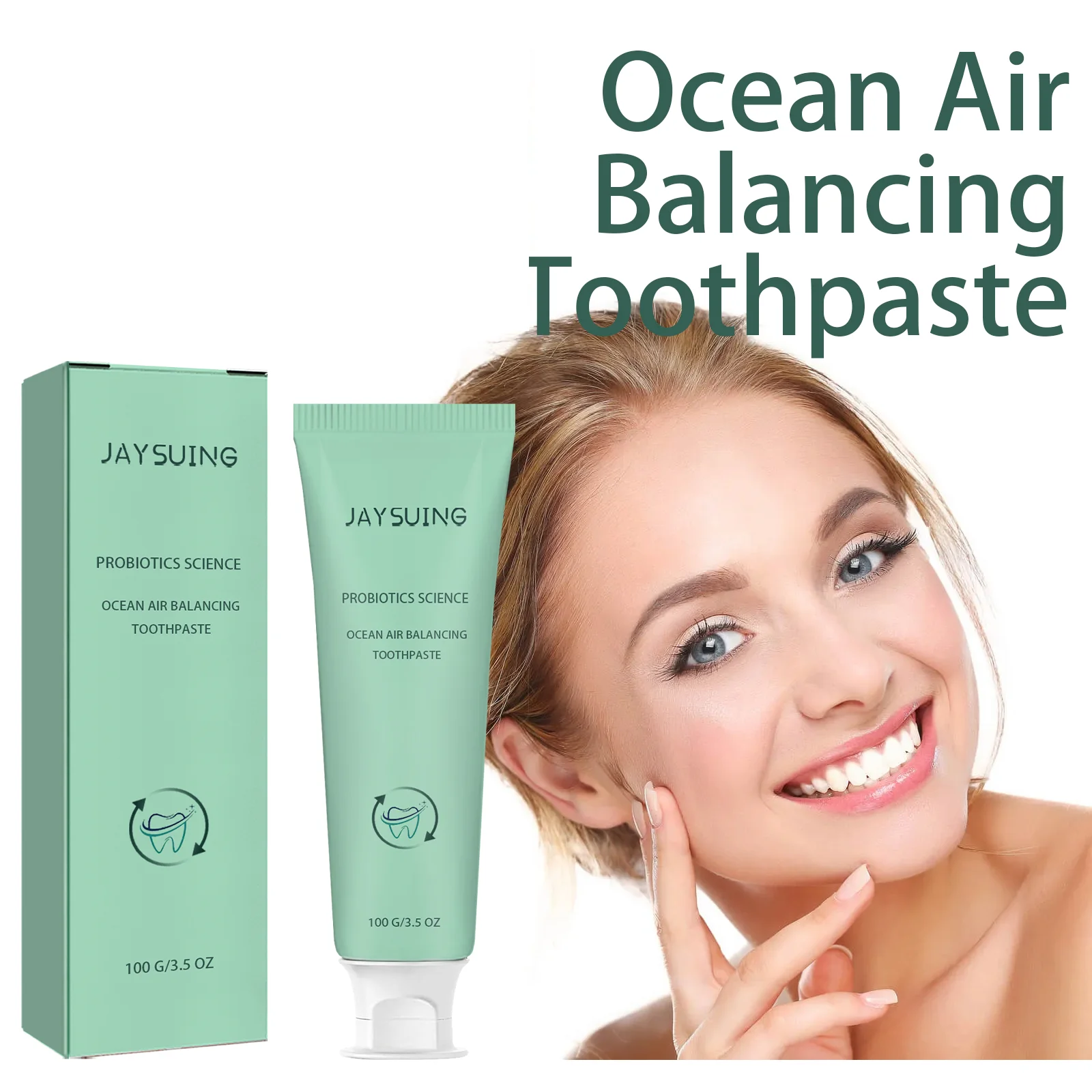 

Bright White Toothpaste Remove Dental Plaque Pain Relief Remove Bad Breath Protect Tooth Enamel Probiotic Oral Care Toothpaste