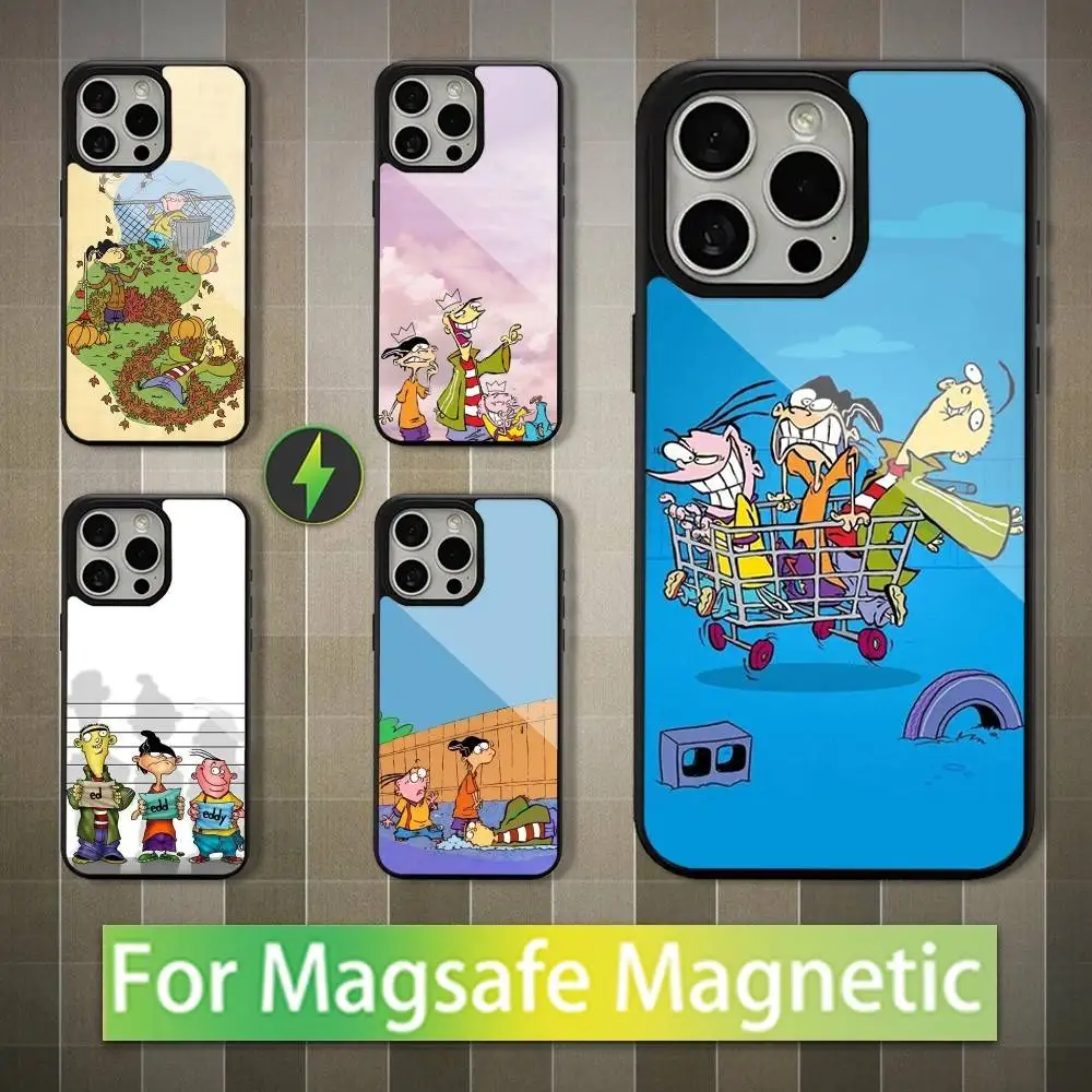 

Cartoon E-Ed E-Edd N E-Eddy Phone Case For iPhone 16,15,14,13,12,11,Pro,Max,Plus,Mini,Magsafe,Magnetic Wireless Charging Case
