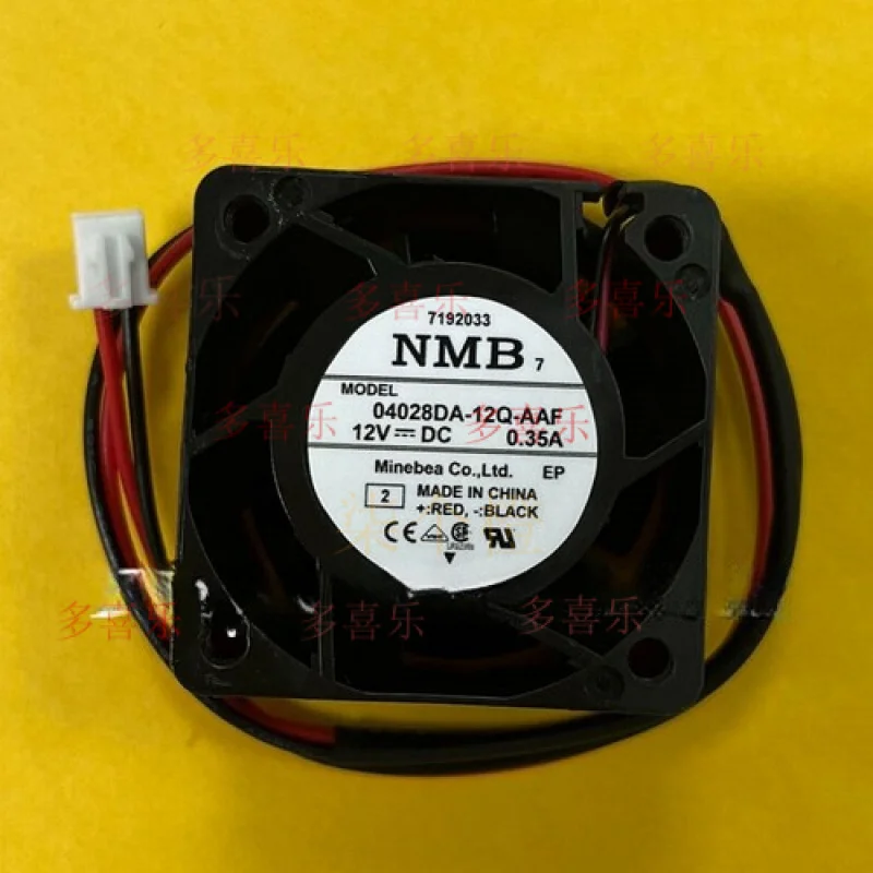 

EE для NMB 04028DA-12Q-AAF 4028 DC 12 В 0,35 А 4 см 2-контактный вентилятор охлаждения сервера большого объема