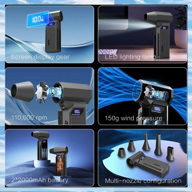 فلاش تريند يده التوربينات العنيفة Z2 110000 دورة في الدقيقة المحمولة عالية السرعة توربو مروحة صغيرة محرك مروحة أنبوبي #3