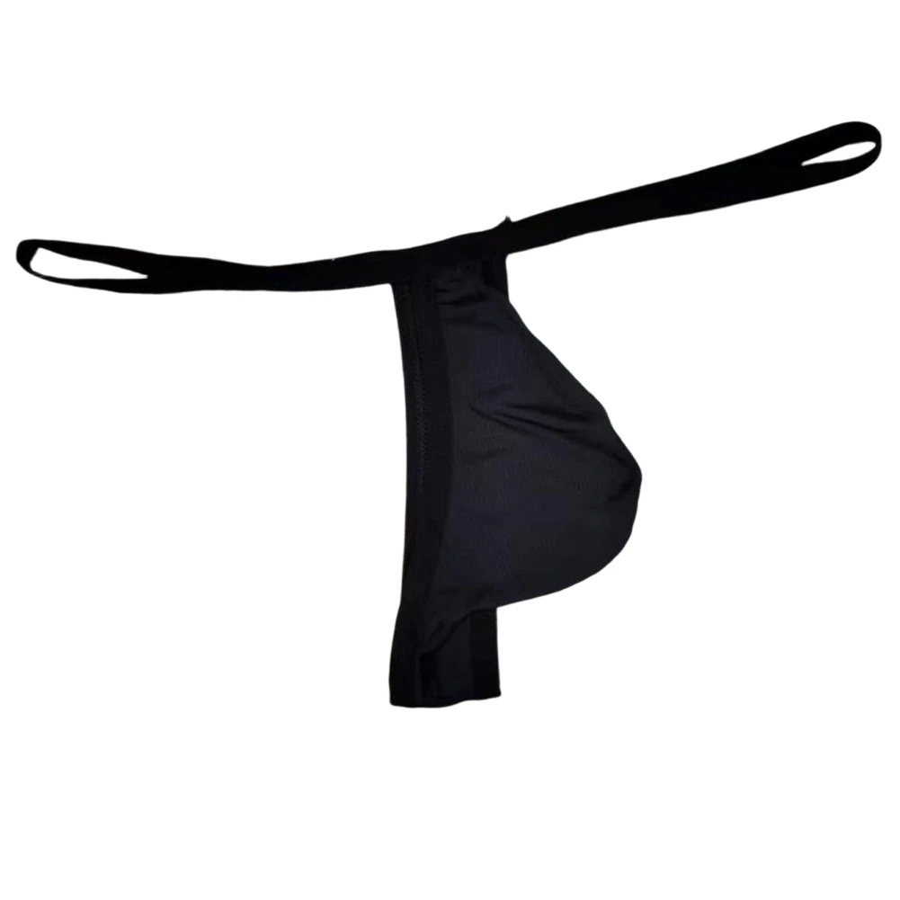 1pc Men Sexy Thongs One Rope Belt Bulge Pouch G-strings Underwear Low Rise T-back Erotic Mini Thongs Breathable Underwear