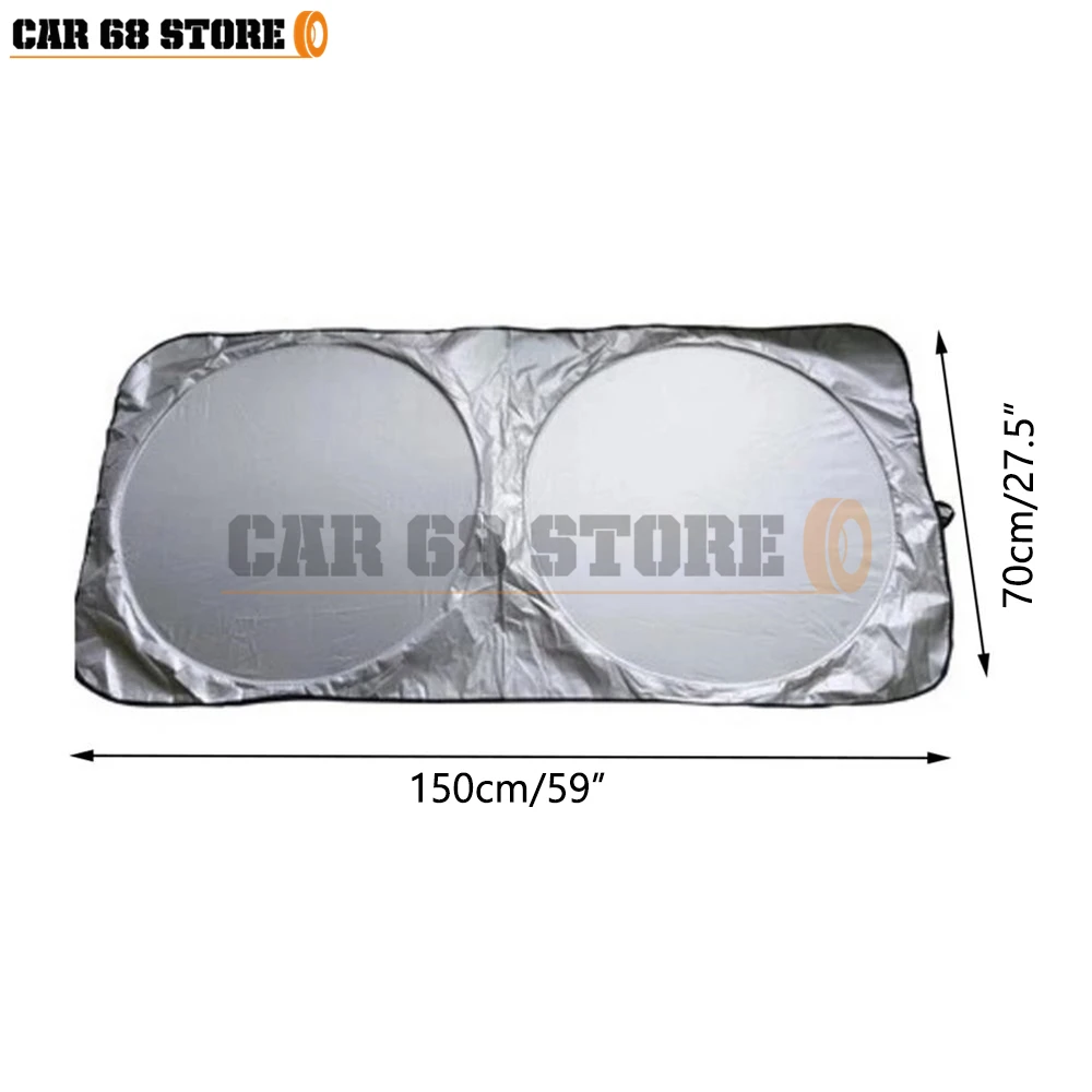 Opvouwbaar Voorruit Zonnescherm Grote Maat Uv-bescherming Universele Zonnescherm Visor Voor Auto Front Windshiled Auto Accessoires