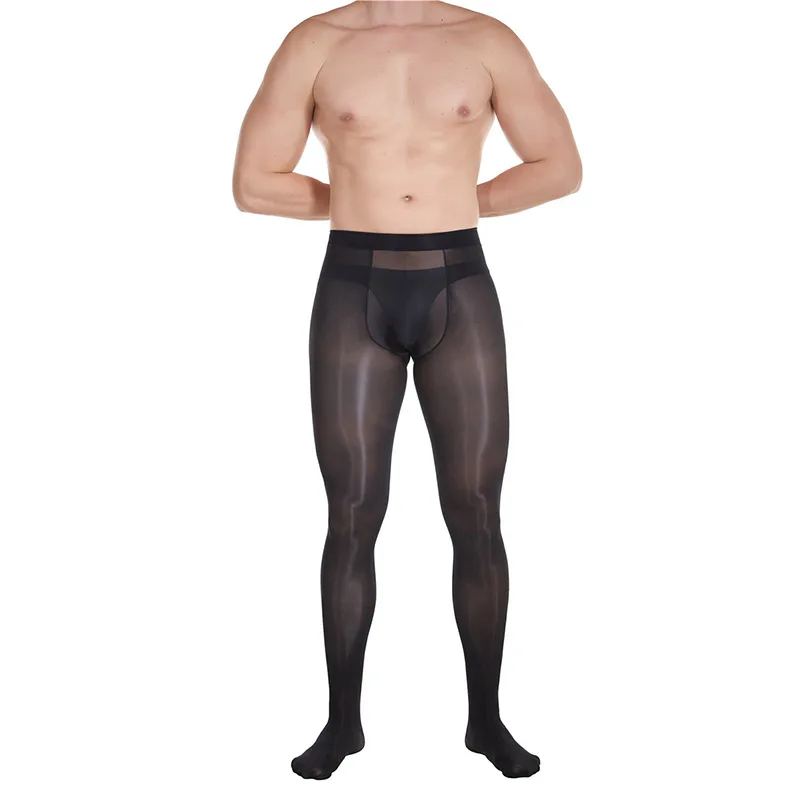 Collant Extra Large pour Homme, Nouveau Design, 90Kg, Bas Transparents Ultra Minces, Commandés, Collants Glissants, Huileux, Haute artificiel asticité, 1 Pièce