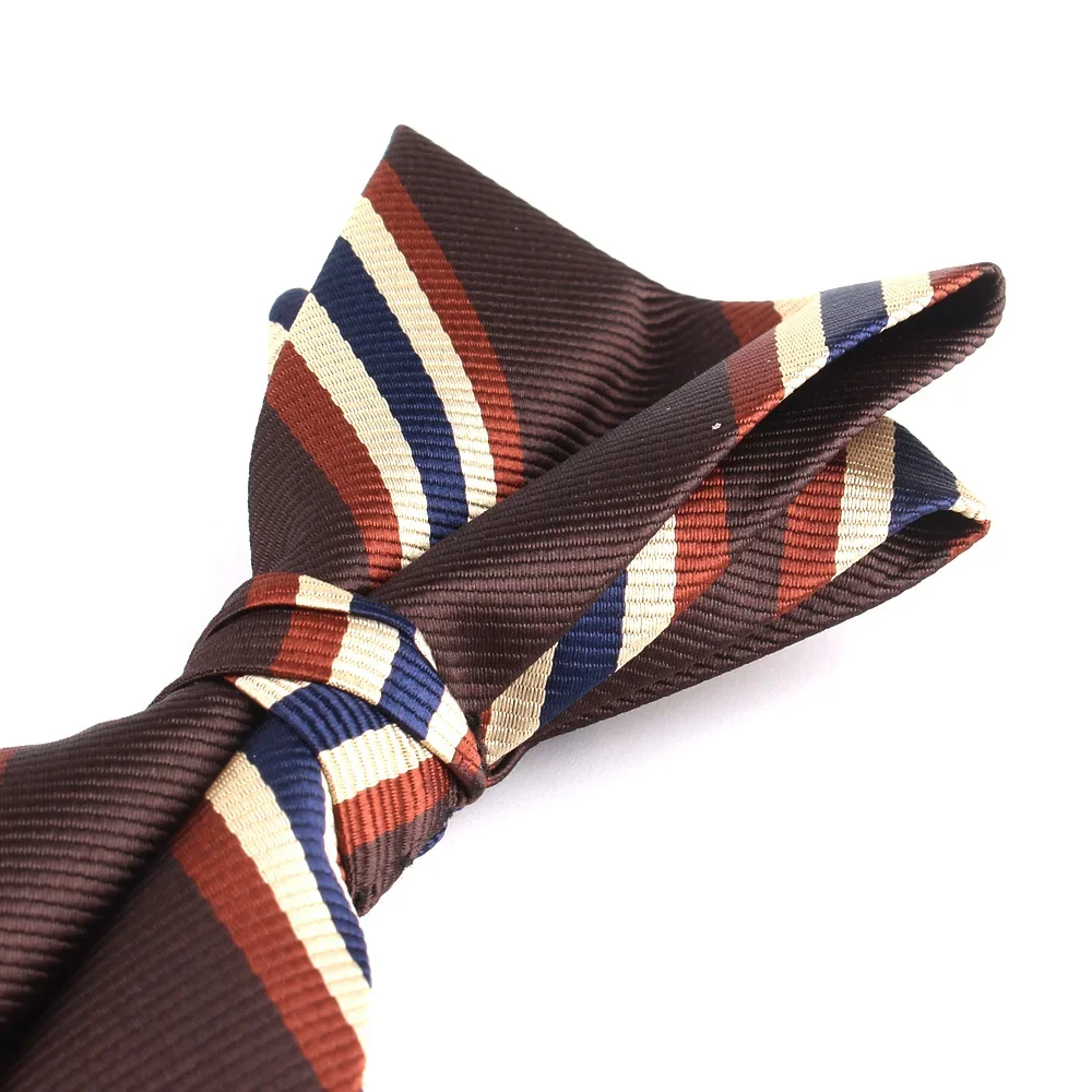 Stripe Bow tie For Men Women Adult Jacquard Bow Ties Cravats Suits Gentleman Floral Bow knot For Party Wedding Bowties