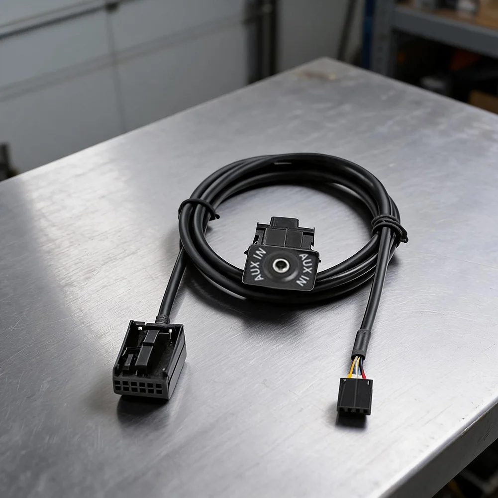 Car AUX Socket Interface Adapter Installed On The Car Dashboard High-speed Data Transmission For Opel CD70 Car