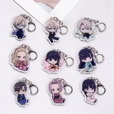 Anime Characters My Happy Marriage Acrylic Car Keychain Accessories Creative Bag Charm Backpack Pendant Keyring Gifts For Fans