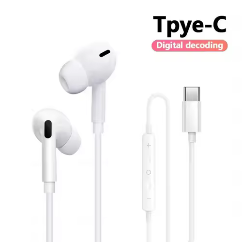 Original Type C Wired Headphone For Xiaomi Mi 14 13 12 Pro Ultra Lite 3.5MM Earphone Redmi Poco Huawei Samsung Earbuds Headset - Image 2