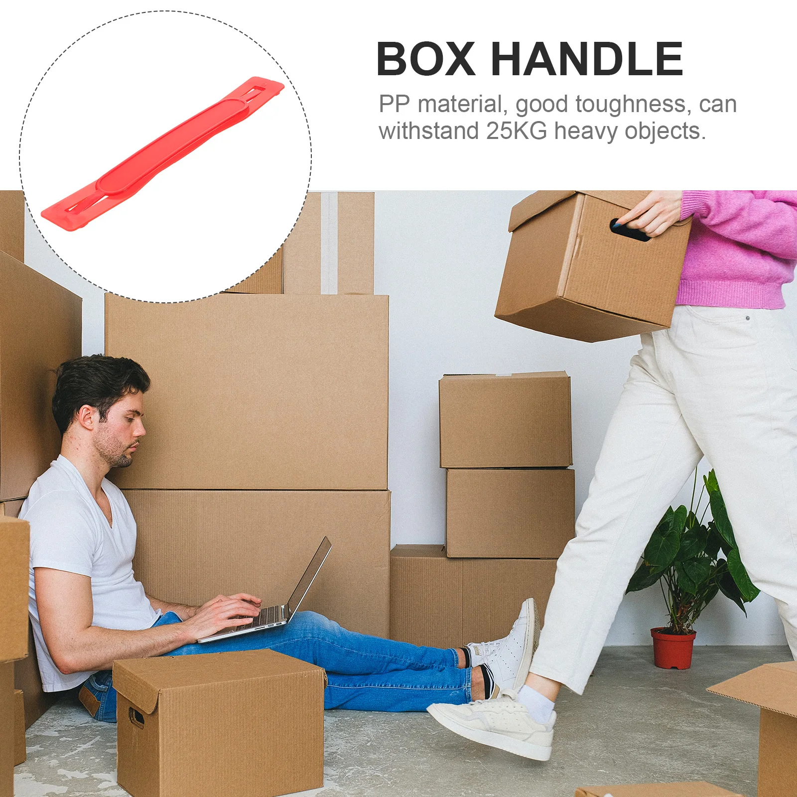 

100 set Cardboard Handle Plastic Milk Carton Carrying Shipping Heavy Replacement Cardboard Box Handles Duty Handles Replacement