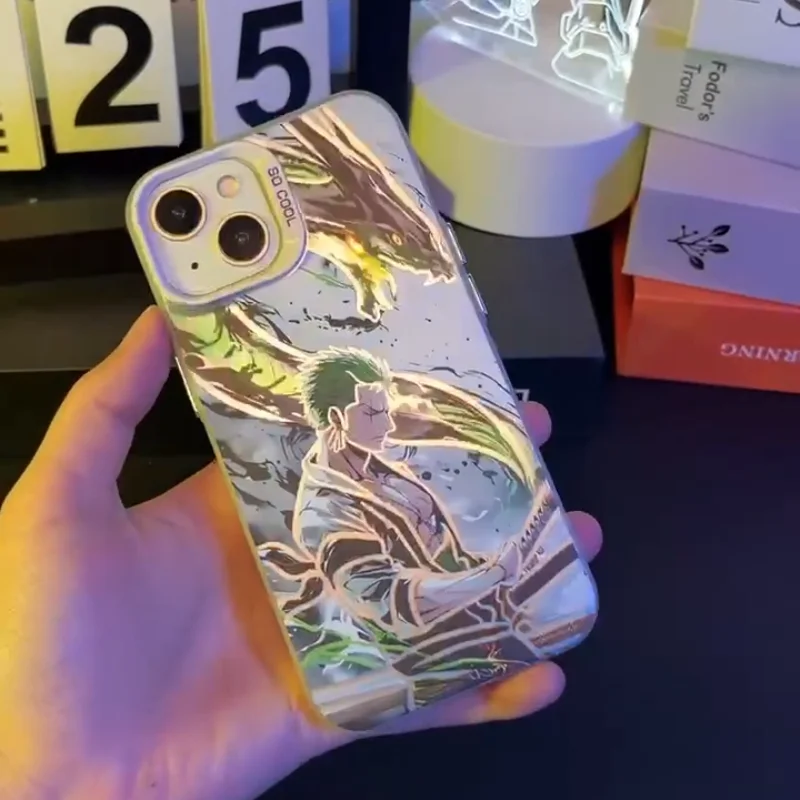 Anime ONE Piece Zoro Dragon Phone Case for Apple iPhone 11 12 13 14 15 16  17 Pro Max Plus Air MINI Swordsman shockproof Cover - AliExpress 202192403