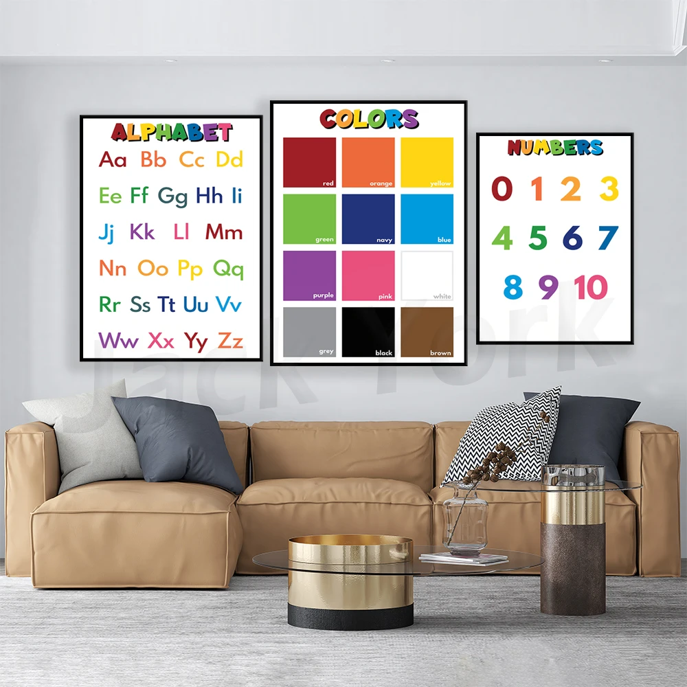 NAMA WARNA, HURUF, ANGKA untuk - Kids Education Name ulasan dan harga