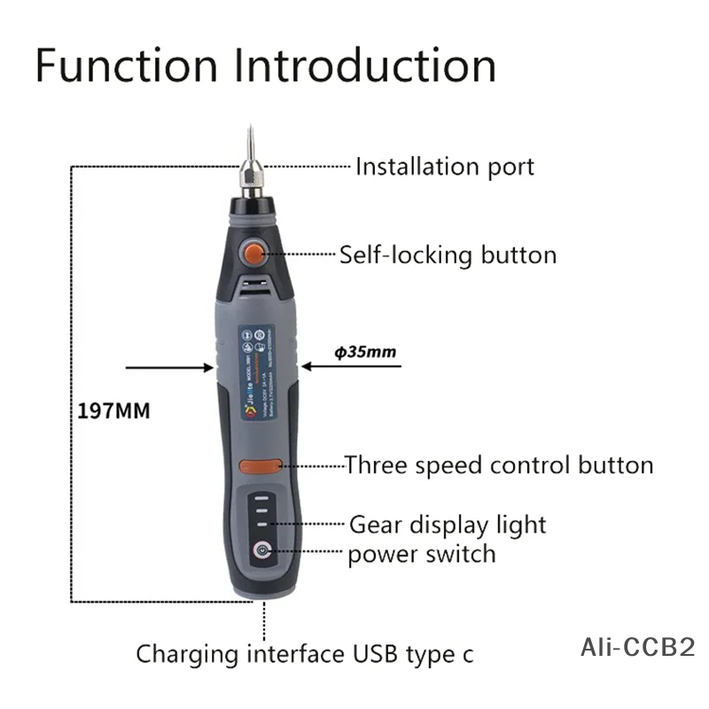 

USB Cordless Rotary Tool Mini Drill Engraving Pen Electric Mini Wireless Drill With Accessories DIY Set