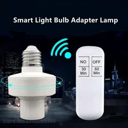 Wireless Remote Control E27 Light Socket Smart Switch LED Lamp Base House Timer Switch WiFi Light Bulb Holder Room Smart Device