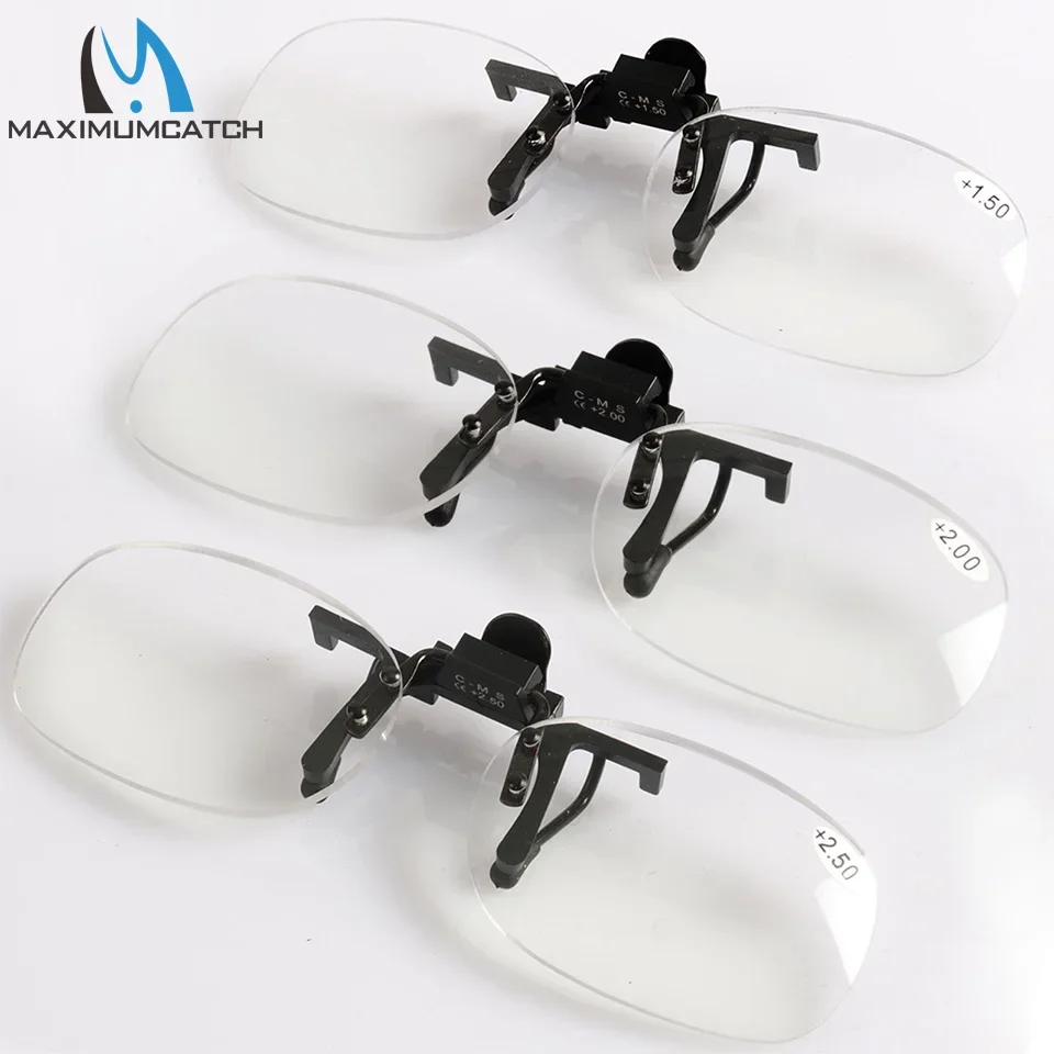 Gafas de lectura clip-on sin montura MAXIMUMCATCH C--MS Presbicia