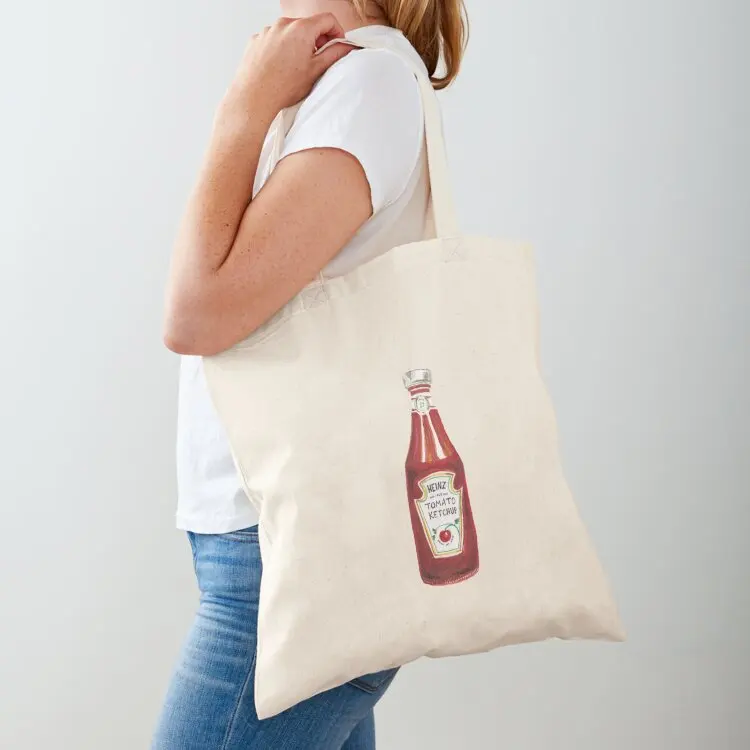 

Heinz Tomato Ketchup Tote Bag cute tote bag Women's bag hand woman shopping