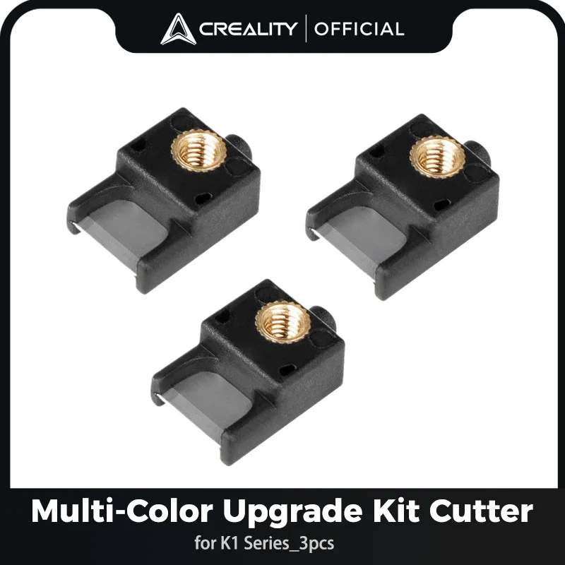 

Creality Filament Cutter for K1 Series 3pcs Creality CFS Upgrade Kit Multi-Color Printing Upgrade Kit Cutter 3D Accessories