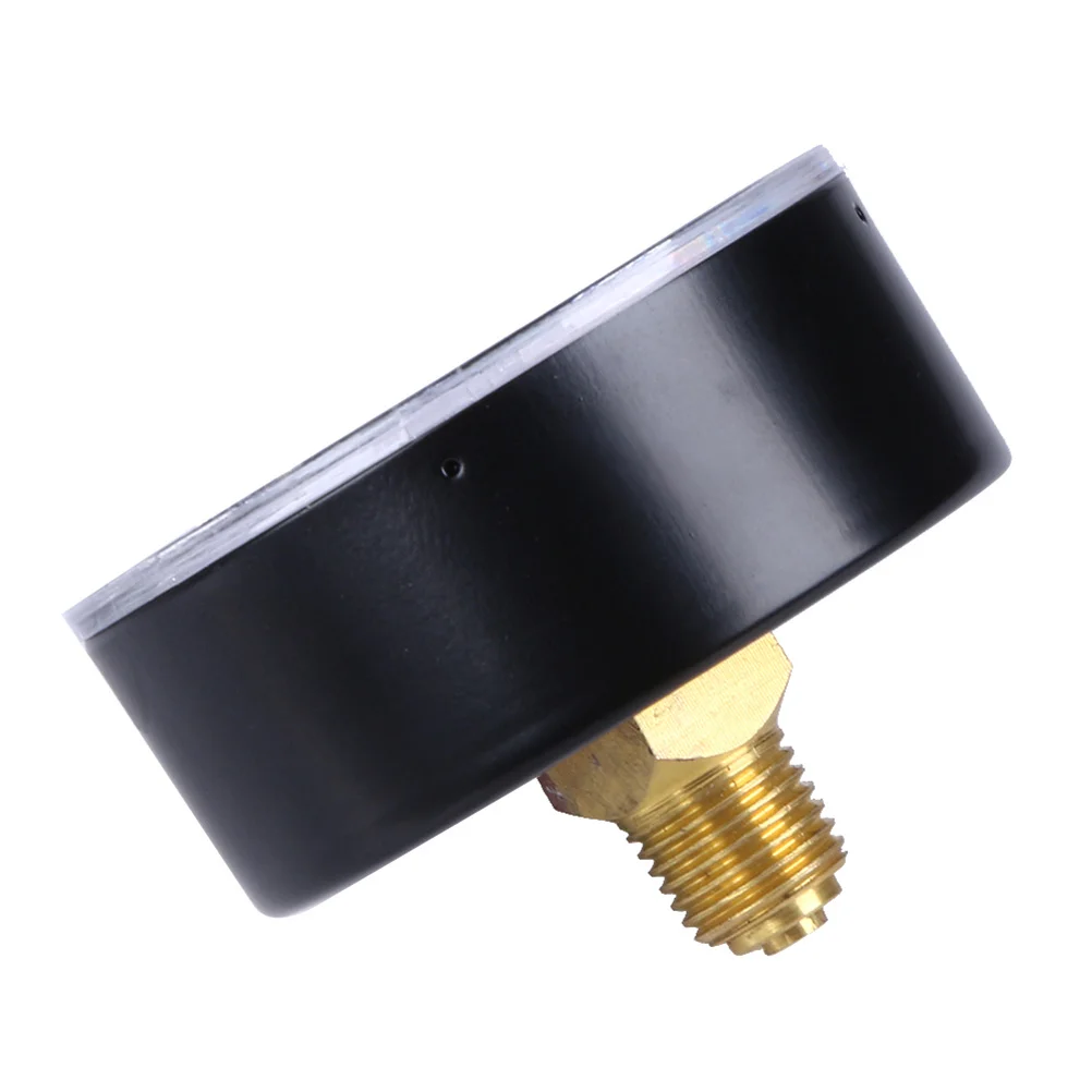 

0-6 Bar Pressure Gauge 2.3 Inch Face Npt Thread Back Mount Air Water Oil Gas Measurement High Precision Compressor