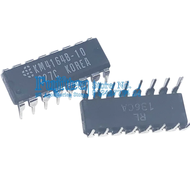 10PCS KM4164B-10 KM4164B KM4164 KM4164B-12 KM4164B-15 DIP-16