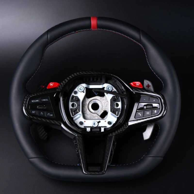 For BMW CS full leather carbon frame red label sports steering wheel G20G30G05G01G22G11G02G06