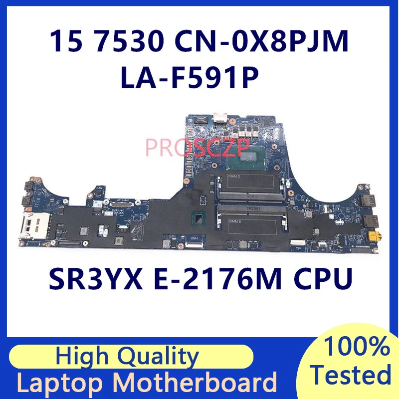 Системная плата для ноутбука DELL 7530, системная плата с SR3YX, Φ ЦПУ 100%, полностью протестирована