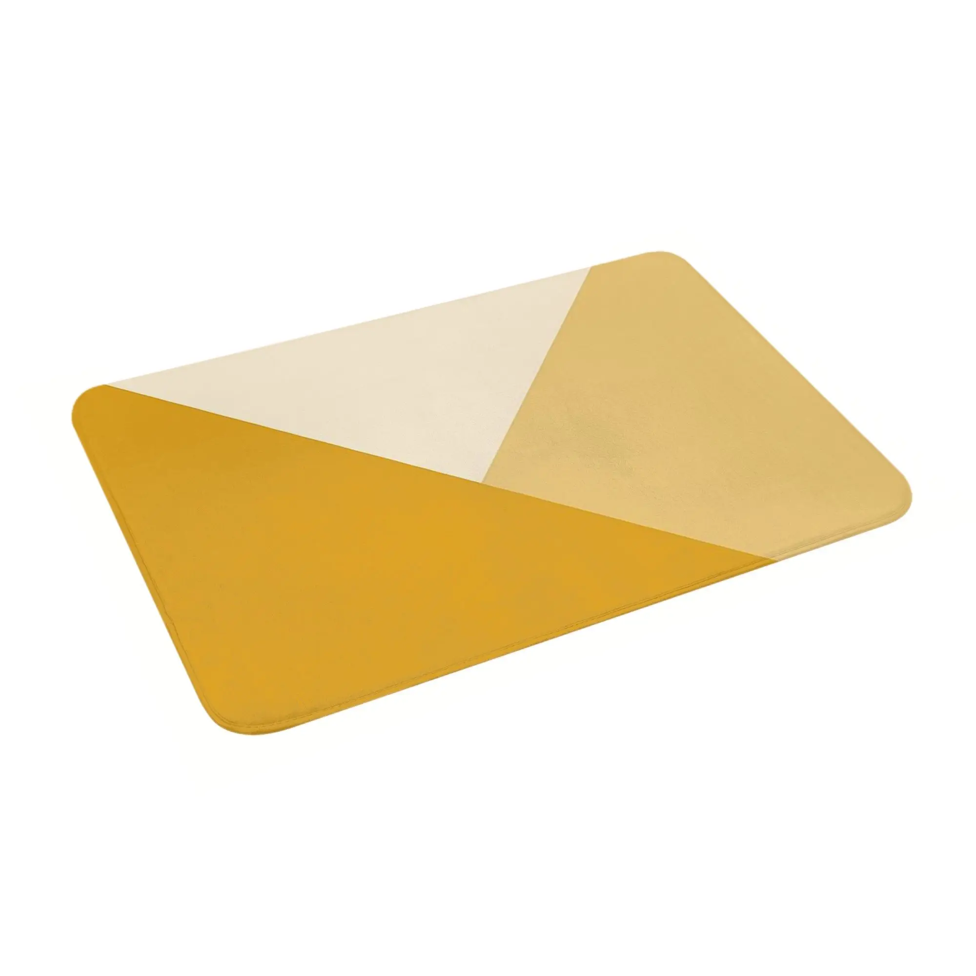 

Градиентная геометрия - горчичный противоскользящий коврик для двери, напольный коврик, впитывающий коврик, ковер для кухни, входа, дома, ванной комнаты, коврики для ног