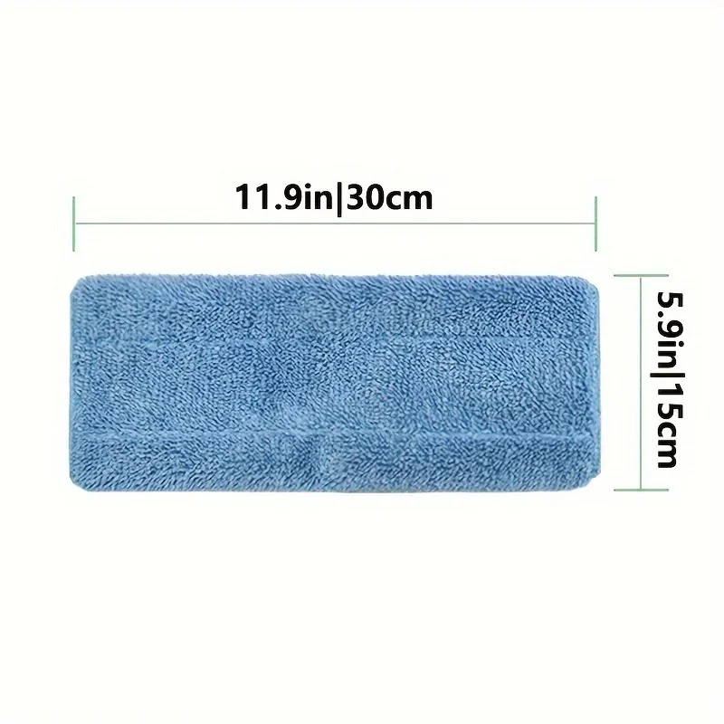 Premium Microfiber Mop Pads Refill Compatible With Sweeper Mop, Reusable Machine Washable Adhesive Replacement Mop Cloth