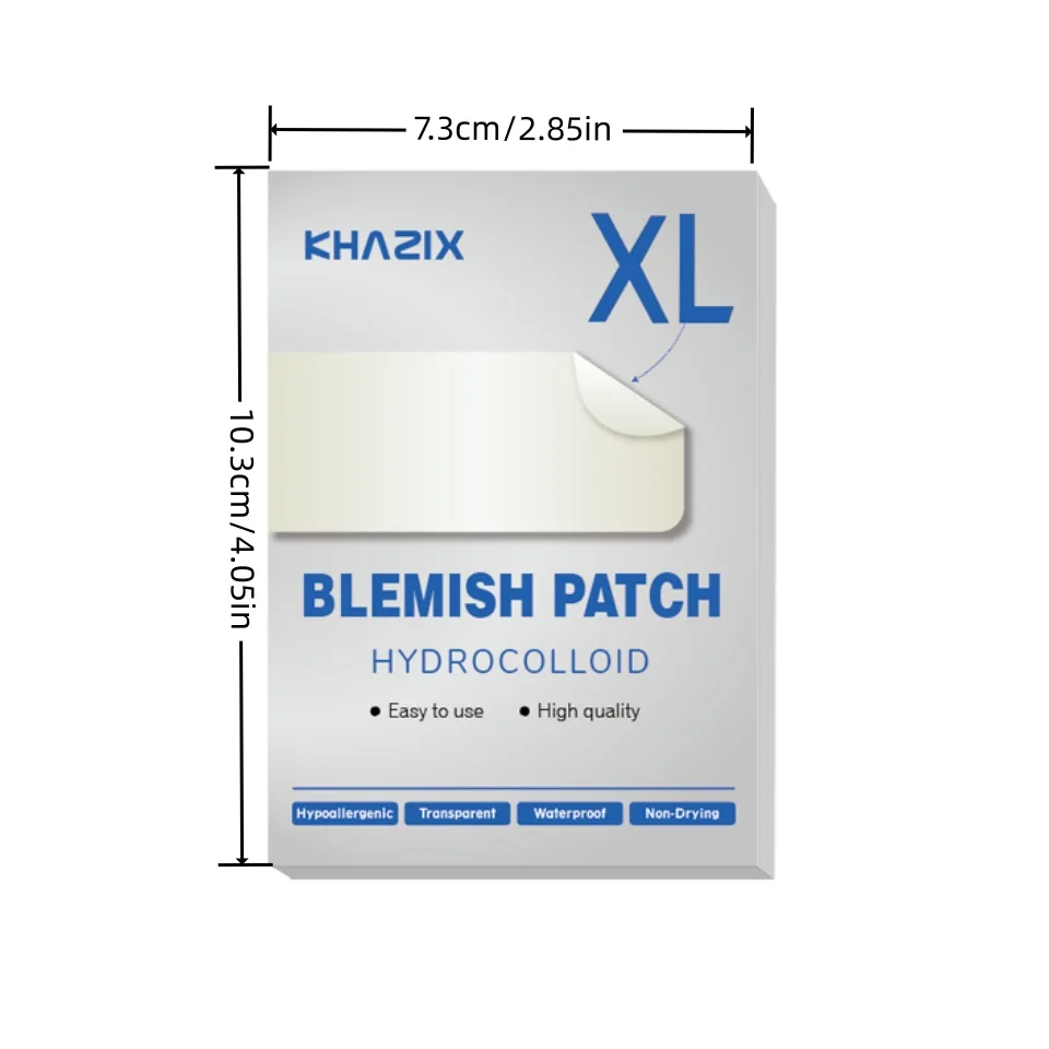 Extra Large 30-Count Hydrocolloid Acne Patches - Alcohol-Free, Fragrance-Free Spot Stickers For All Skin Types, Cleansing Pimple image 5
