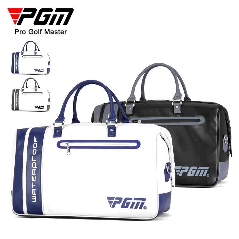 PGM YWB038 Custom Logo Golf Boston Bag White Waterproof Shoe Bags